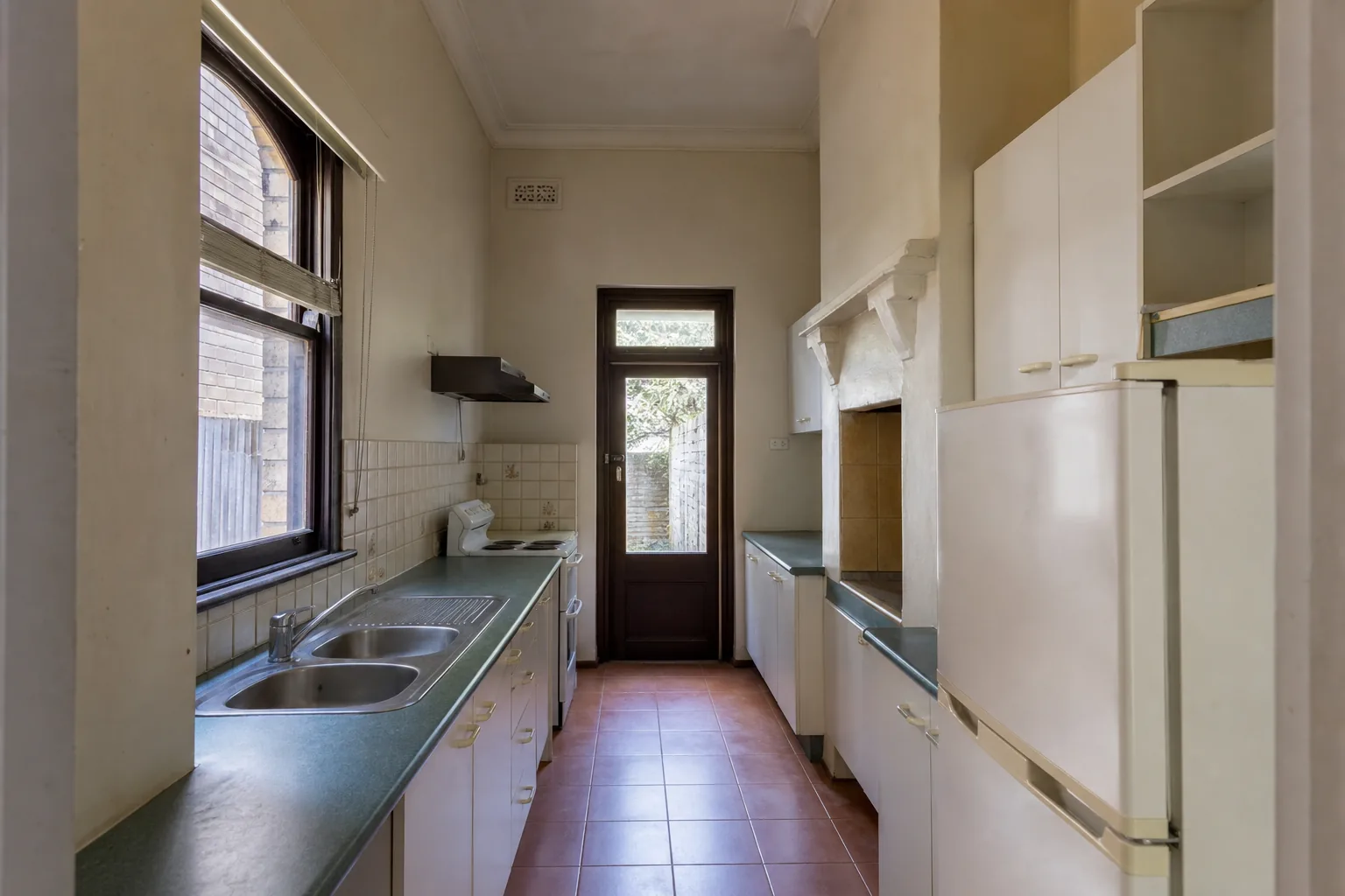 Cottage kitchen before — illustrative concept