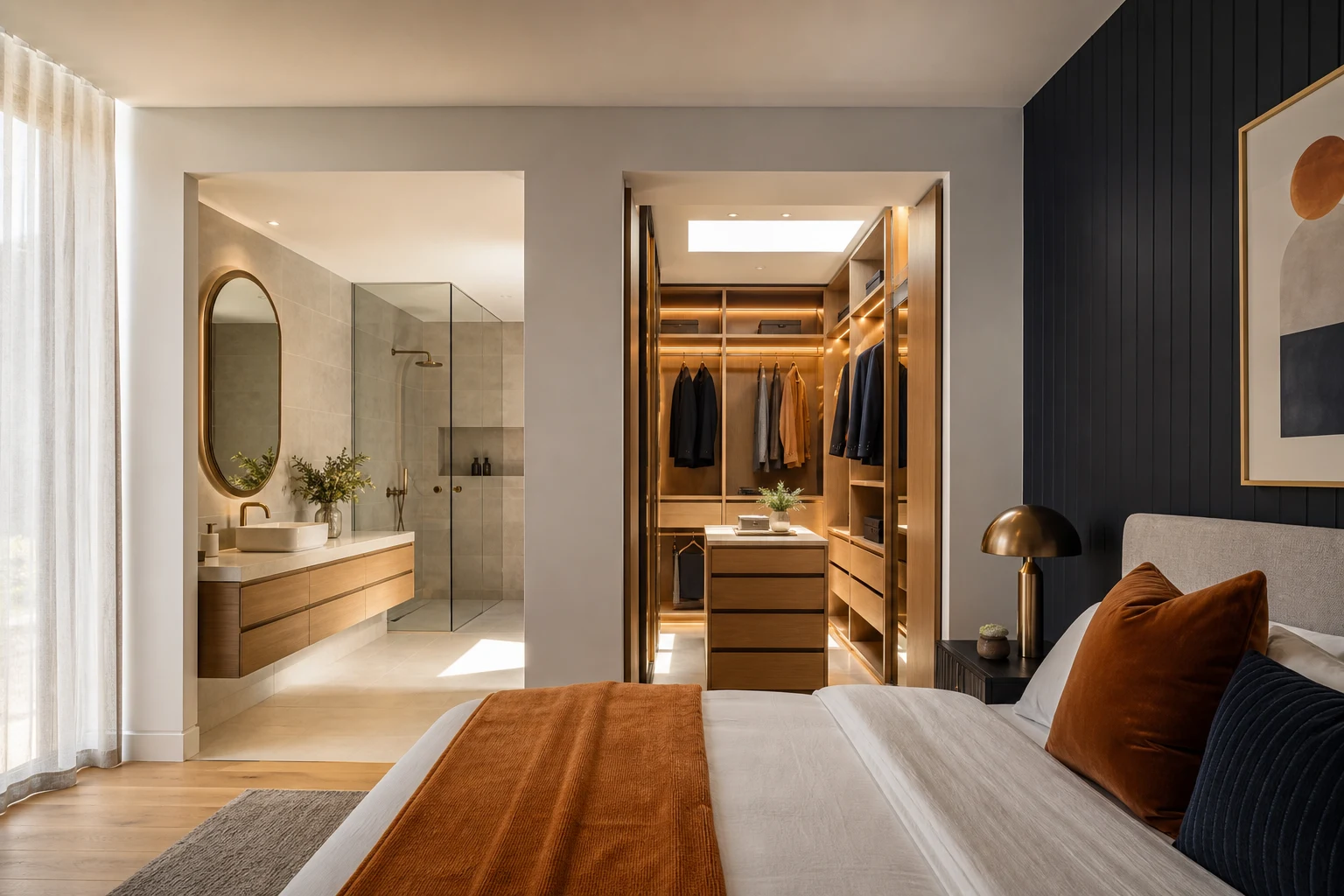 Master Suite Renovations: Bedroom, Ensuite and Wardrobe as One
