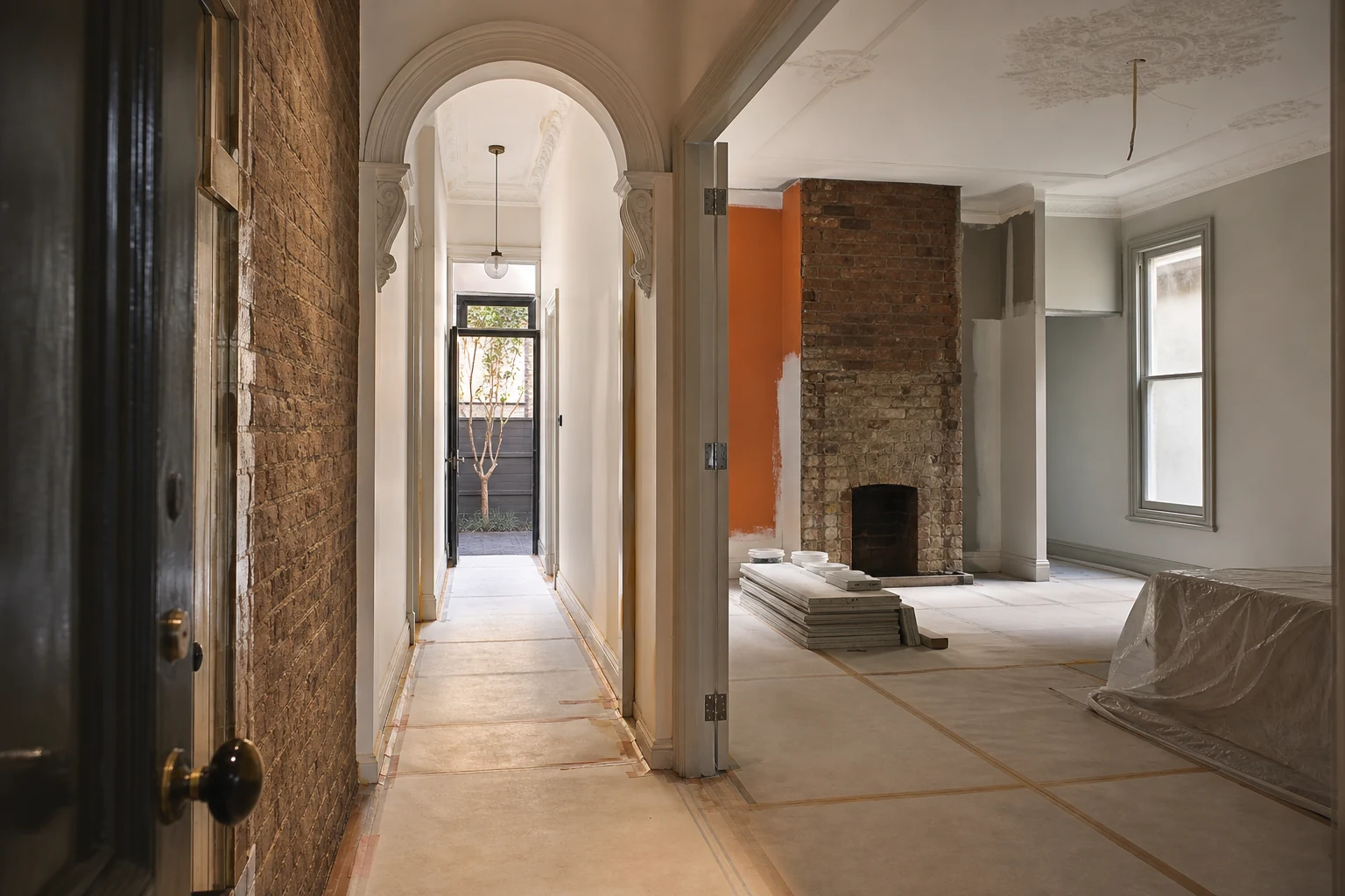 Renovation Site Access in Melbourne Terraces and Small Blocks