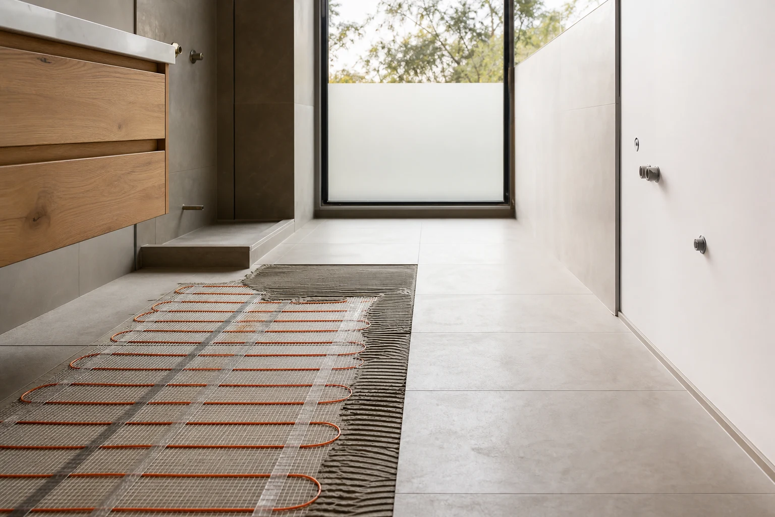 Underfloor Heating in Bathroom Renovations: Costs and Options