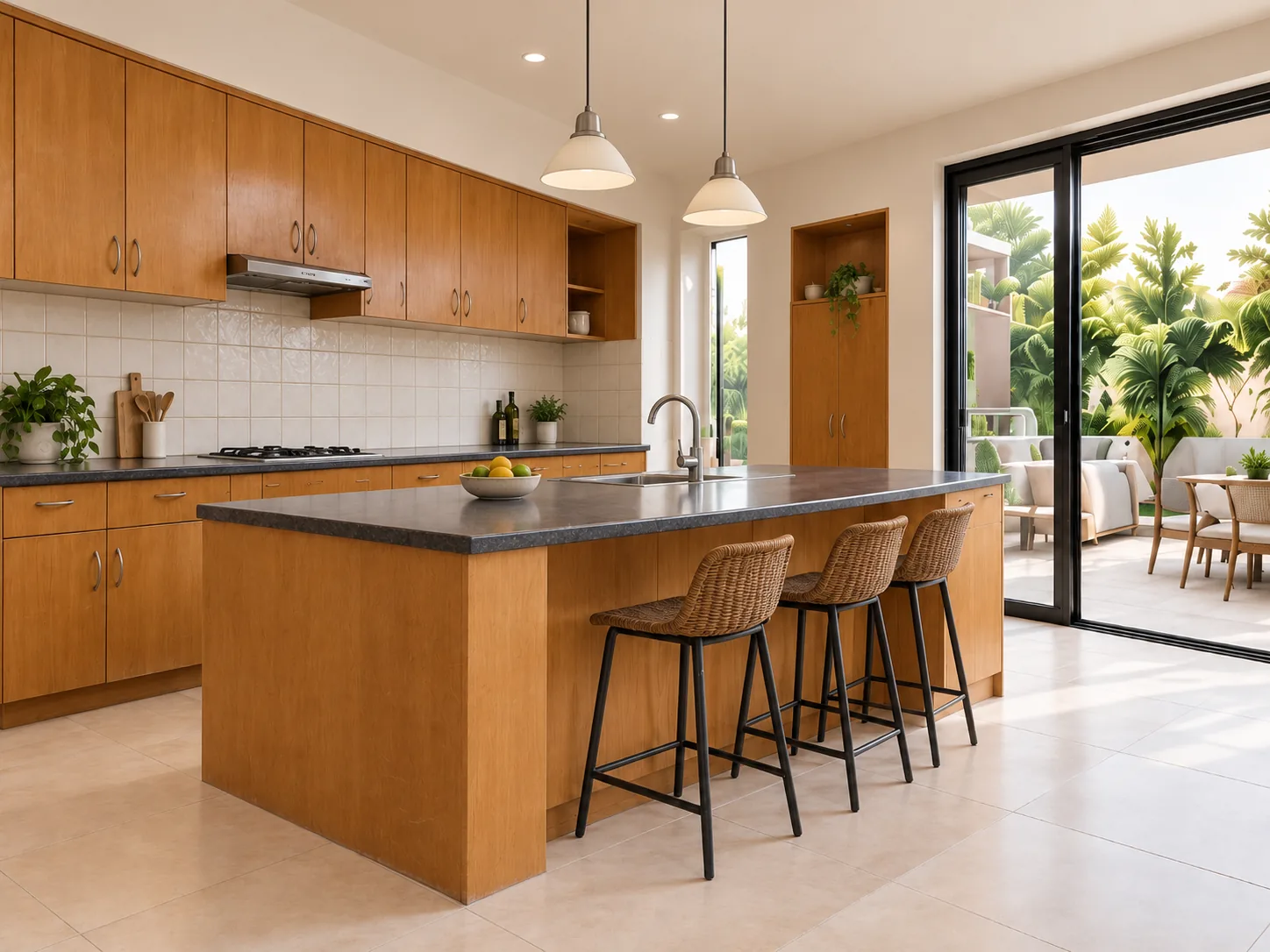 The kitchen transformation before — illustrative concept