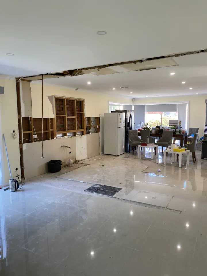 On-site renovation photograph