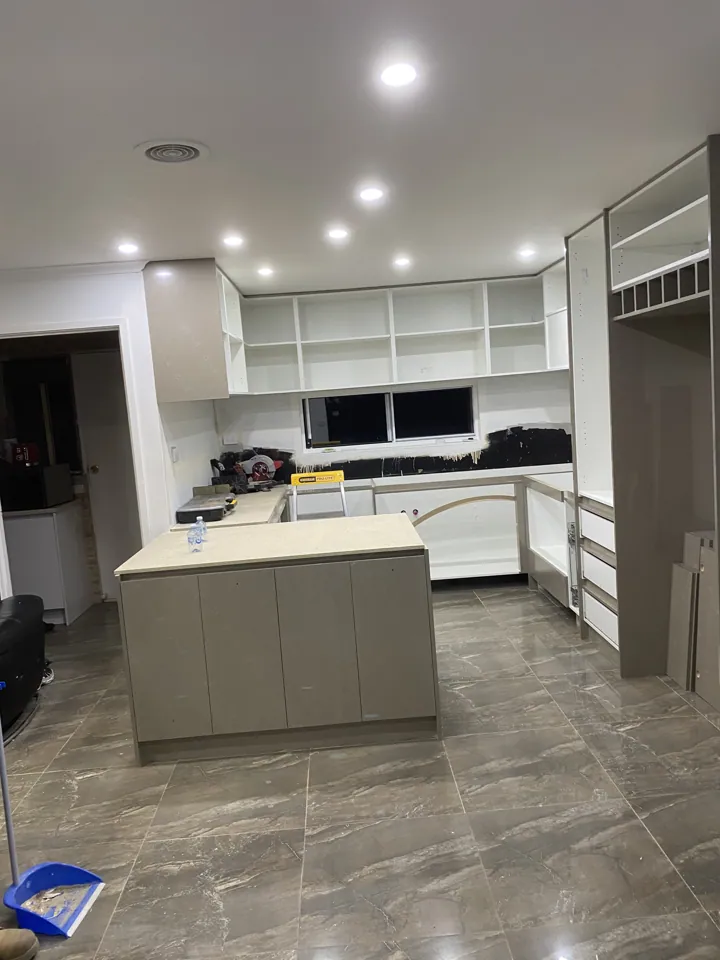 On-site renovation photograph