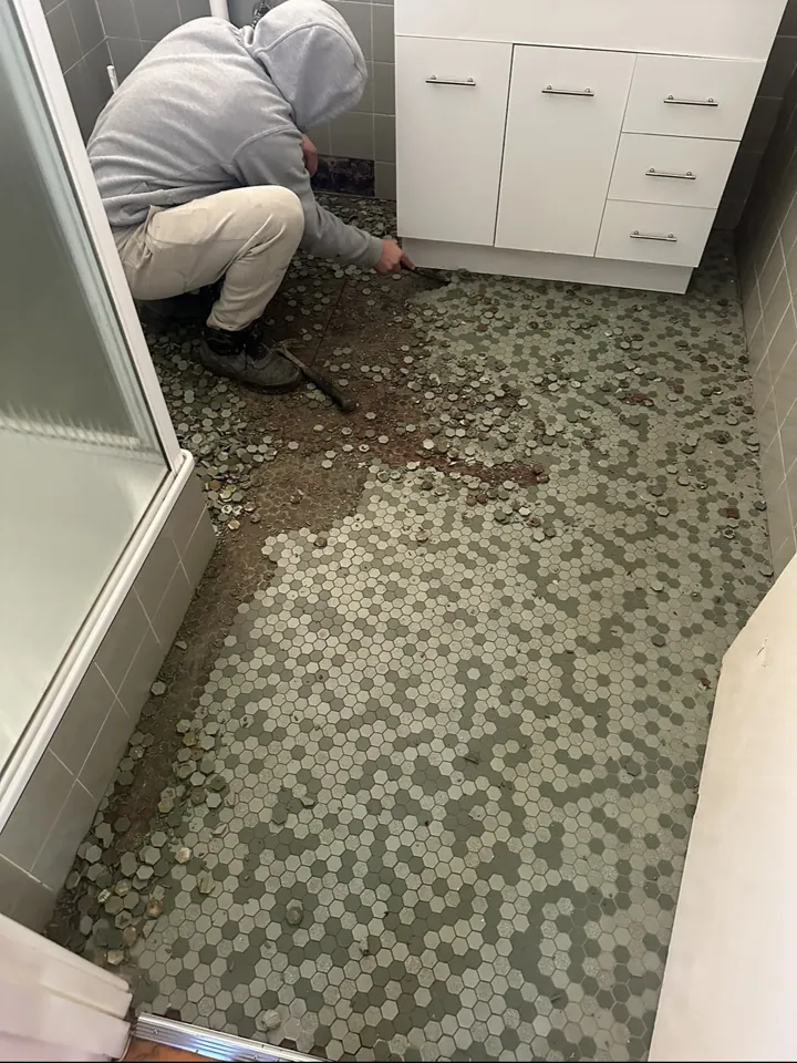 On-site renovation photograph