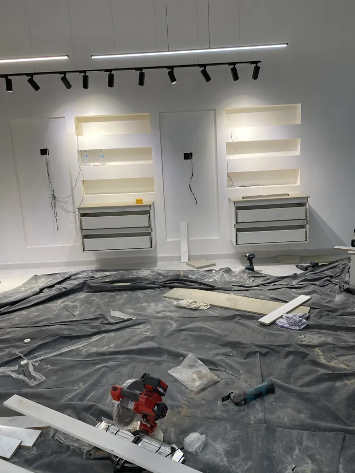 On-site renovation photograph