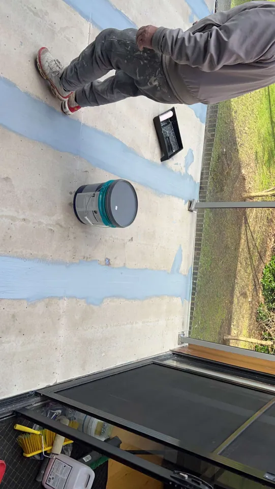 On-site renovation photograph