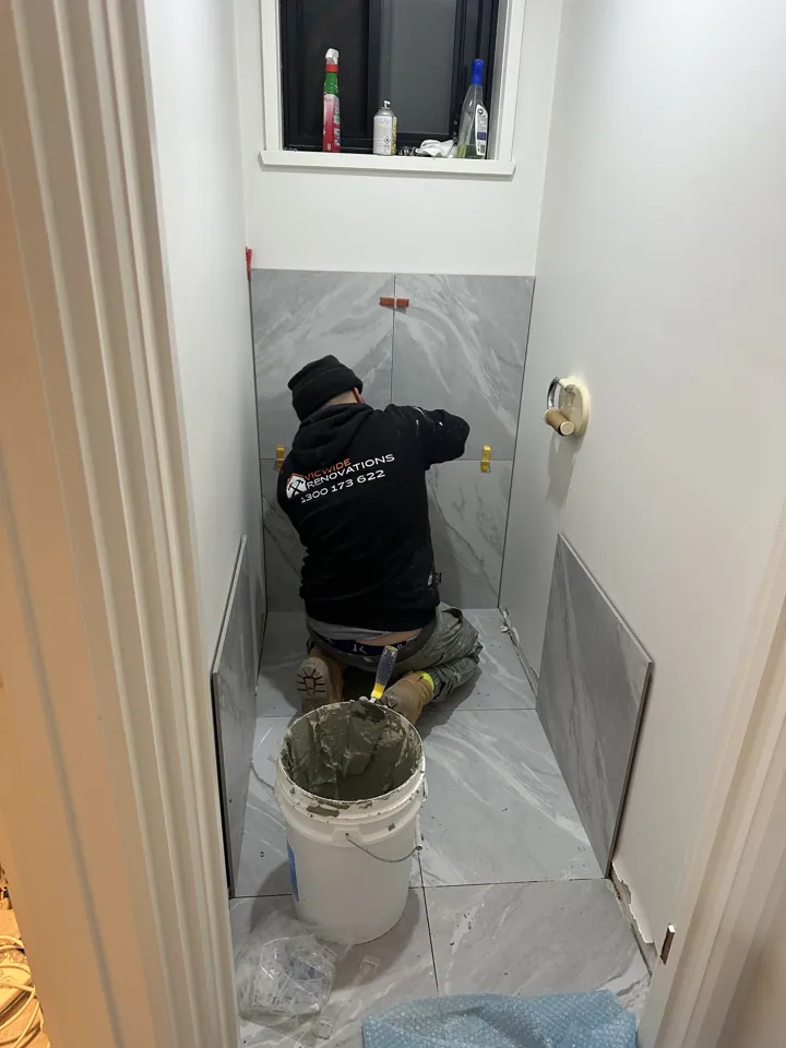 On-site renovation photograph