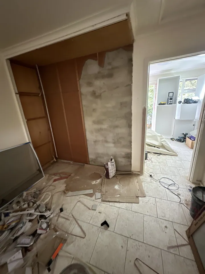 On-site renovation photograph