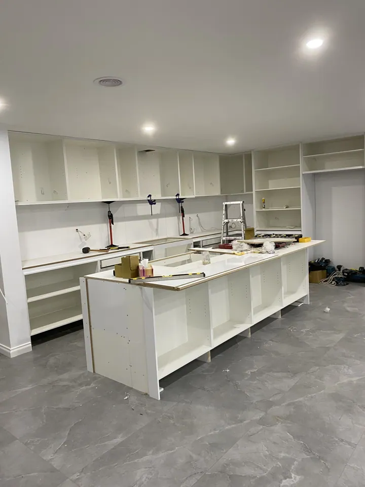 On-site renovation photograph