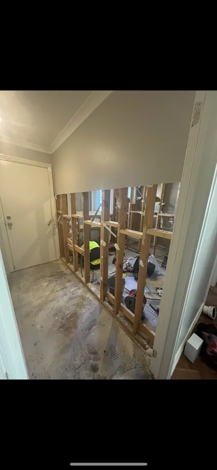 On-site renovation photograph