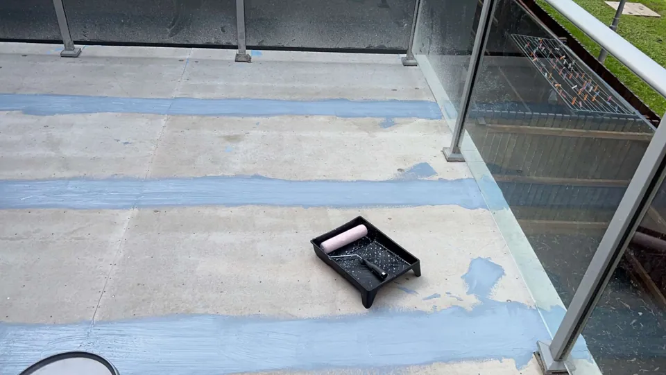 On-site renovation photograph