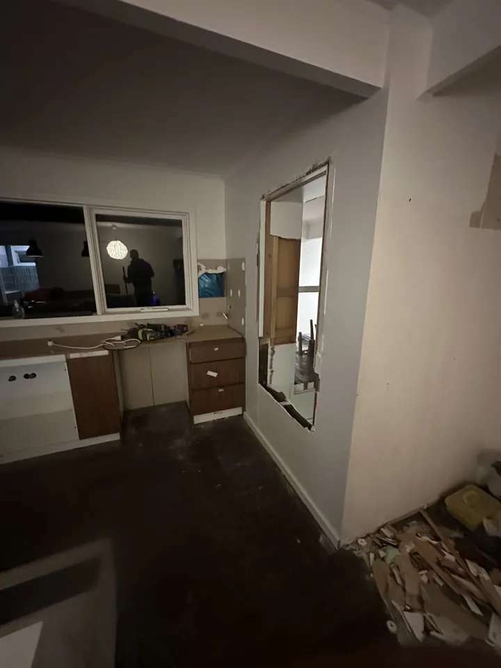 On-site renovation photograph