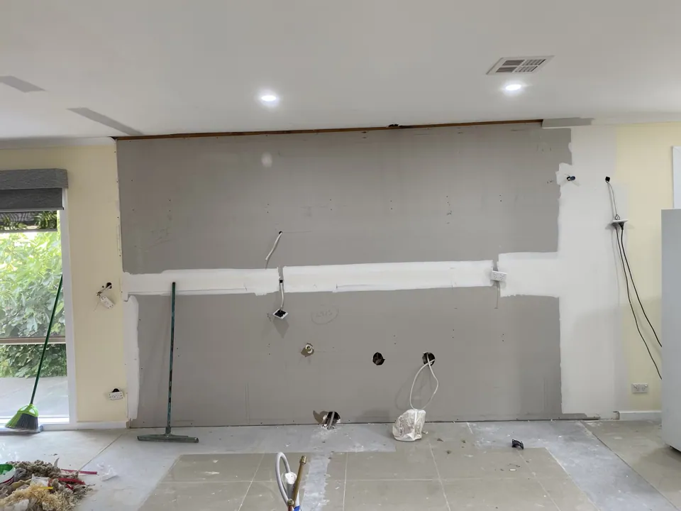 On-site renovation photograph