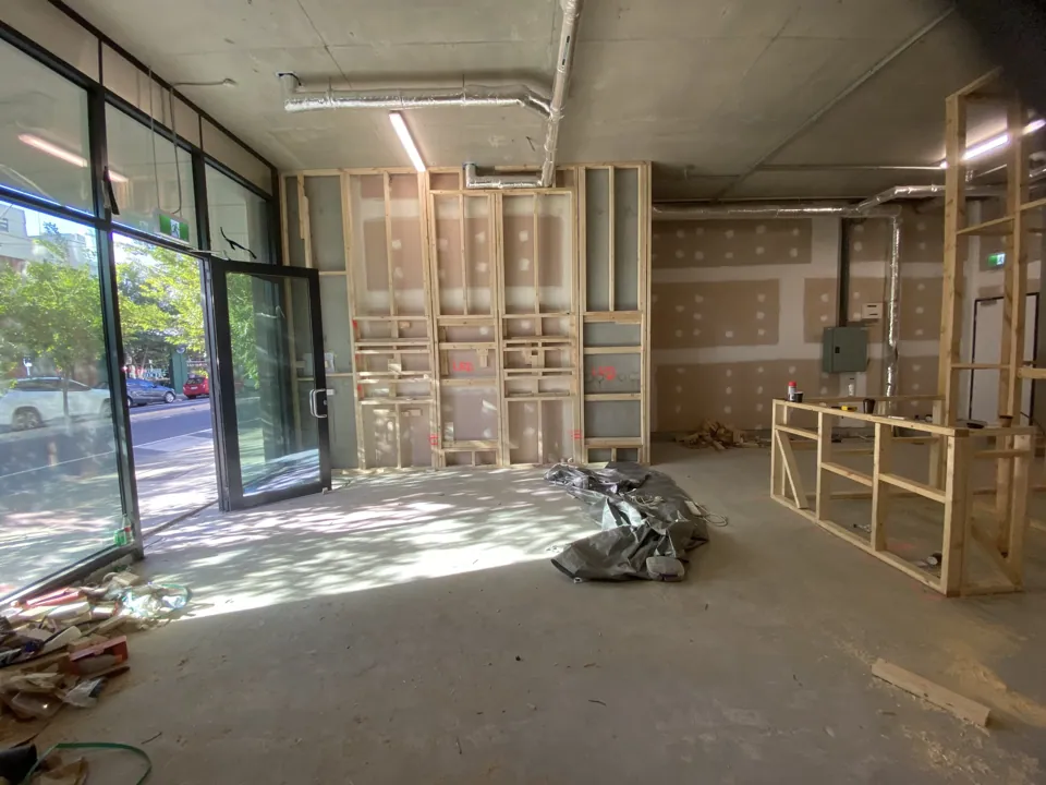 On-site renovation photograph
