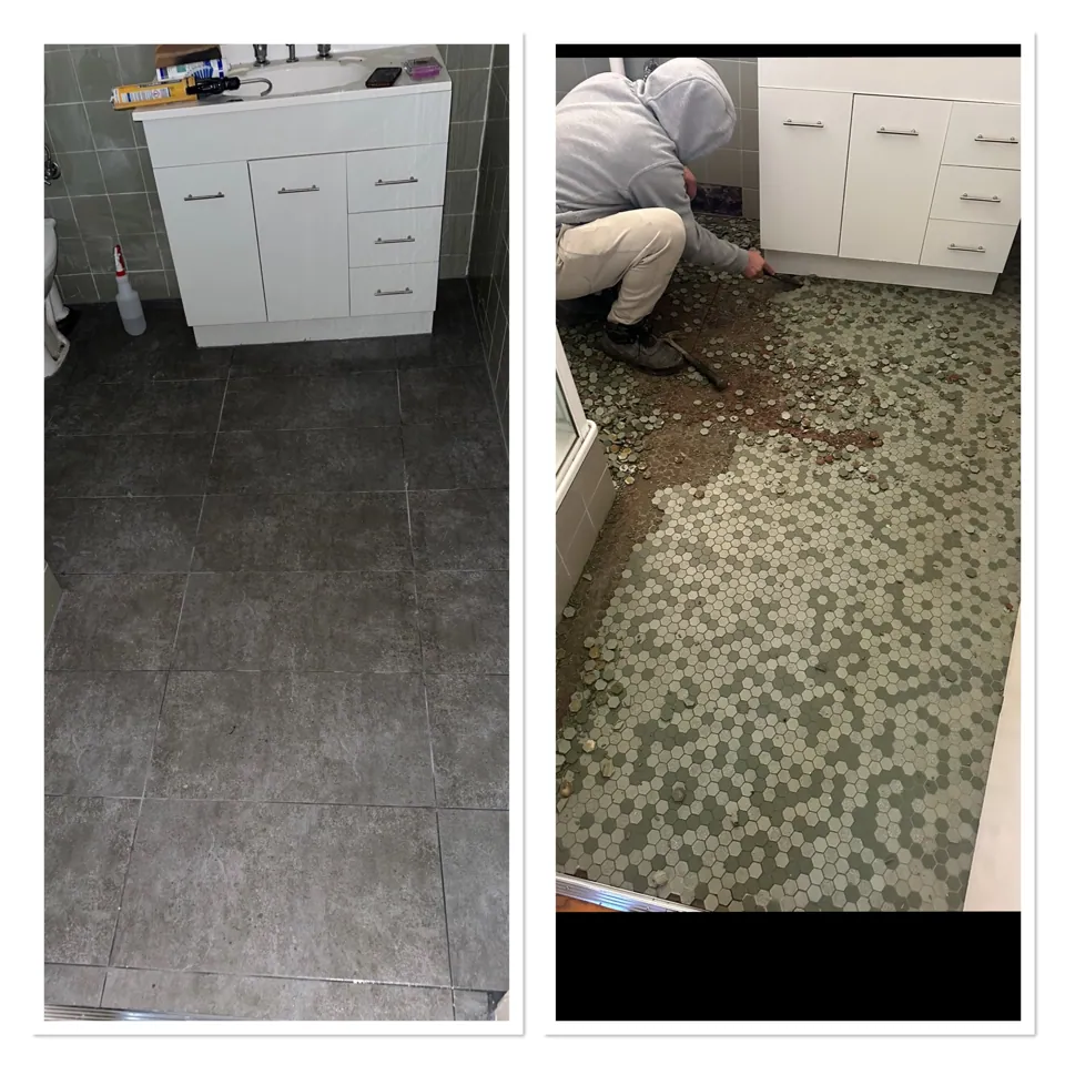 On-site renovation photograph