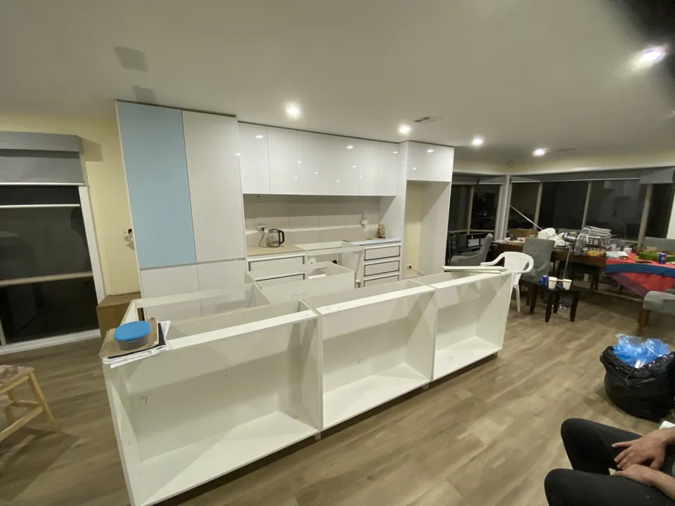 On-site renovation photograph