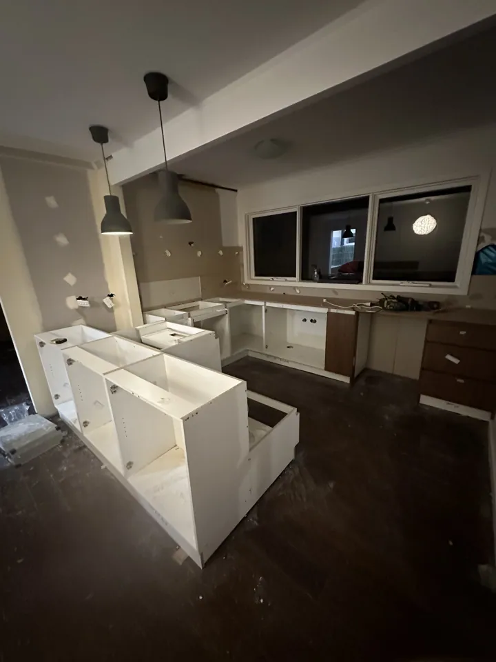 On-site renovation photograph