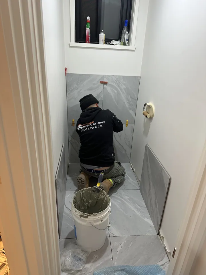 On-site renovation photograph