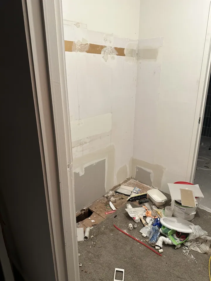 On-site renovation photograph