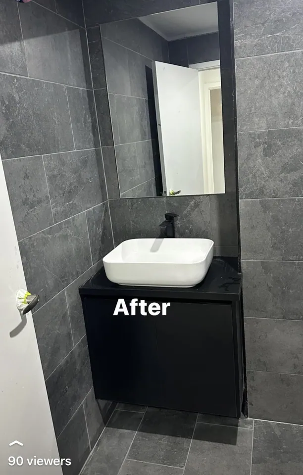 On-site renovation photograph