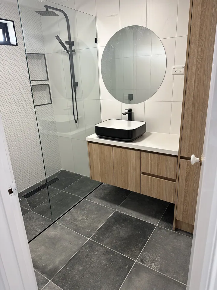 On-site renovation photograph