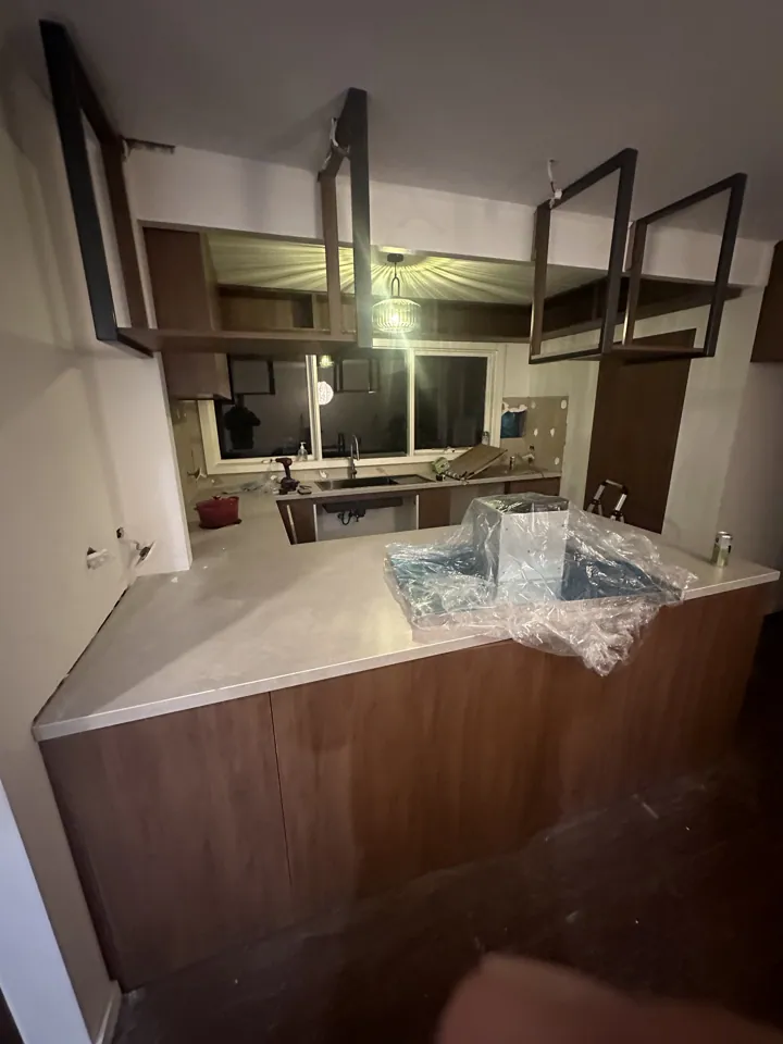 On-site renovation photograph