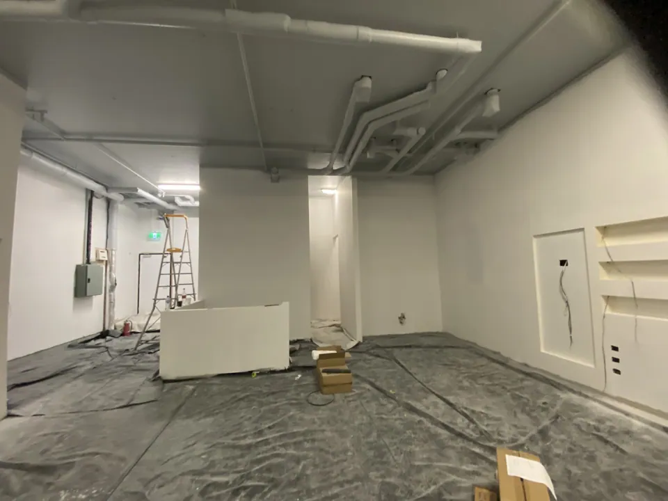 On-site renovation photograph