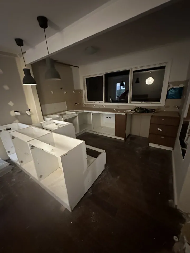 On-site renovation photograph