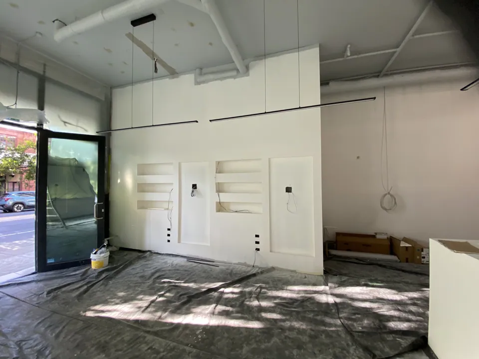 On-site renovation photograph