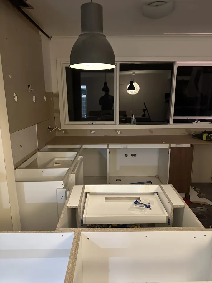 On-site renovation photograph