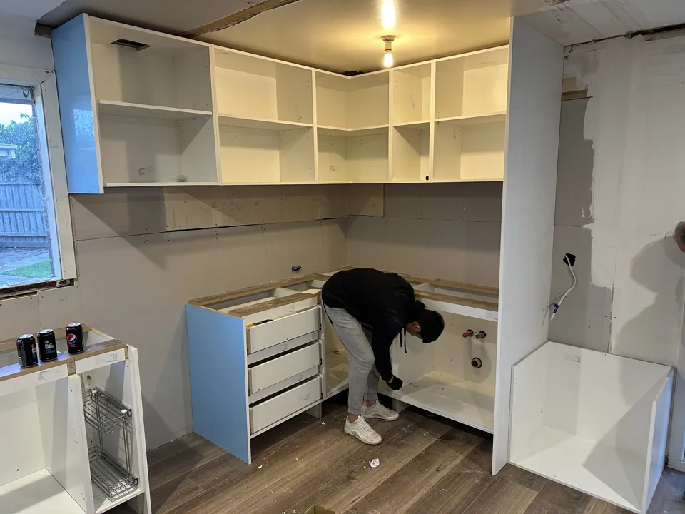 On-site renovation photograph