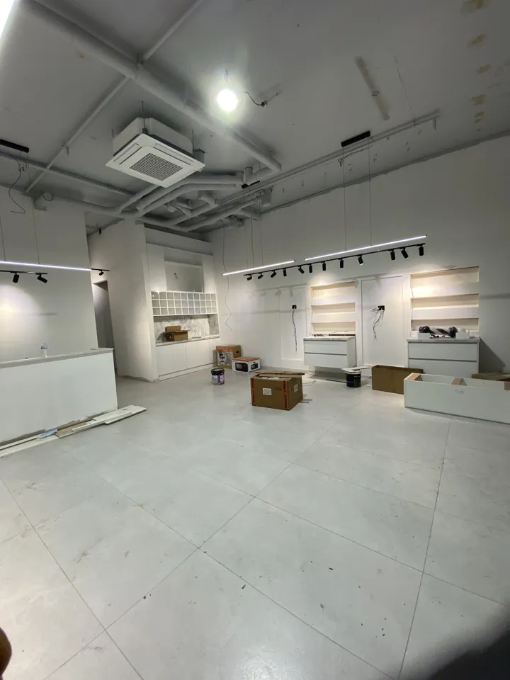 On-site renovation photograph