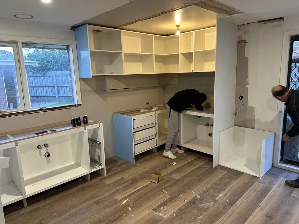 On-site renovation photograph