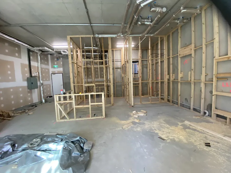 On-site renovation photograph