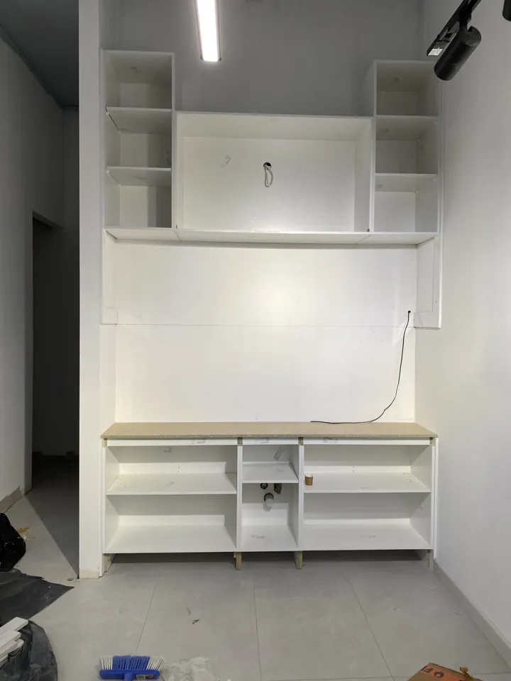 On-site renovation photograph