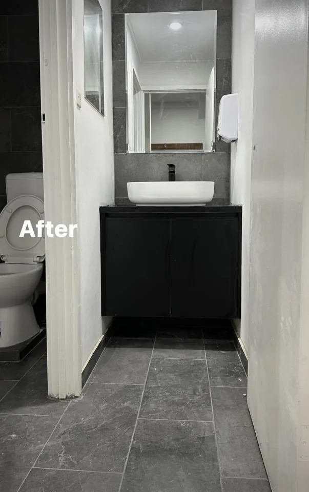 On-site renovation photograph