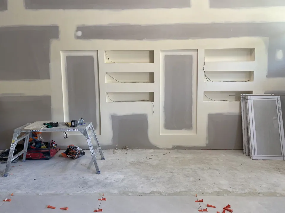 On-site renovation photograph