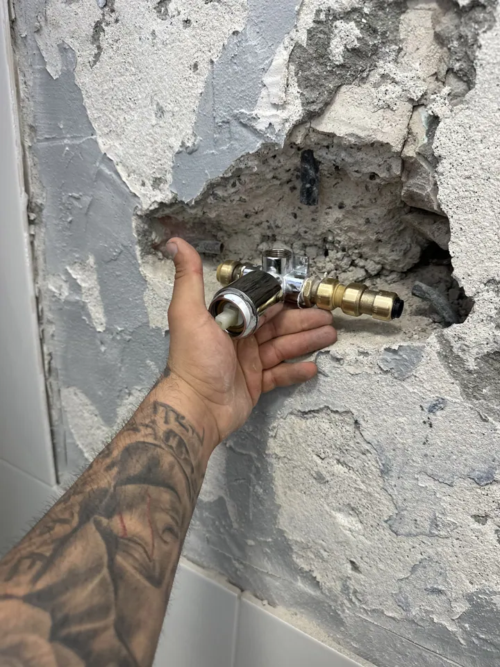 On-site renovation photograph