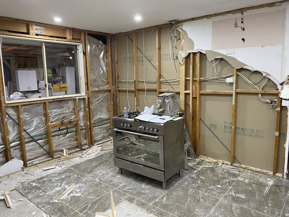 On-site renovation photograph