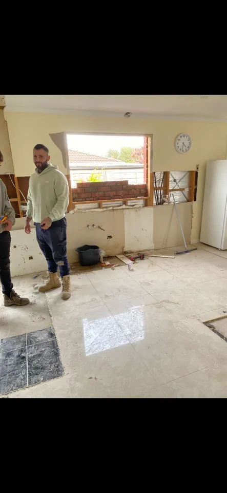 On-site renovation photograph