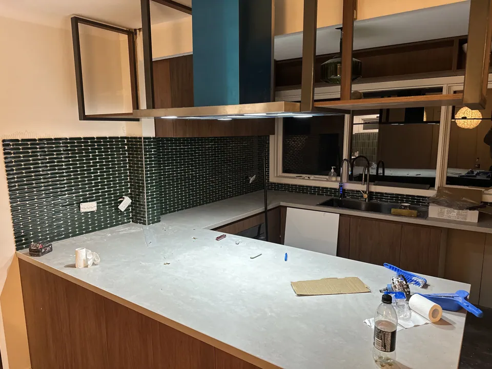 On-site renovation photograph