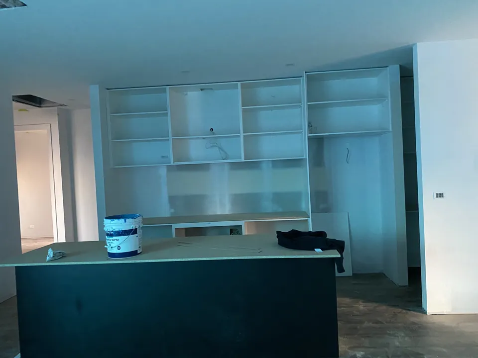 On-site renovation photograph