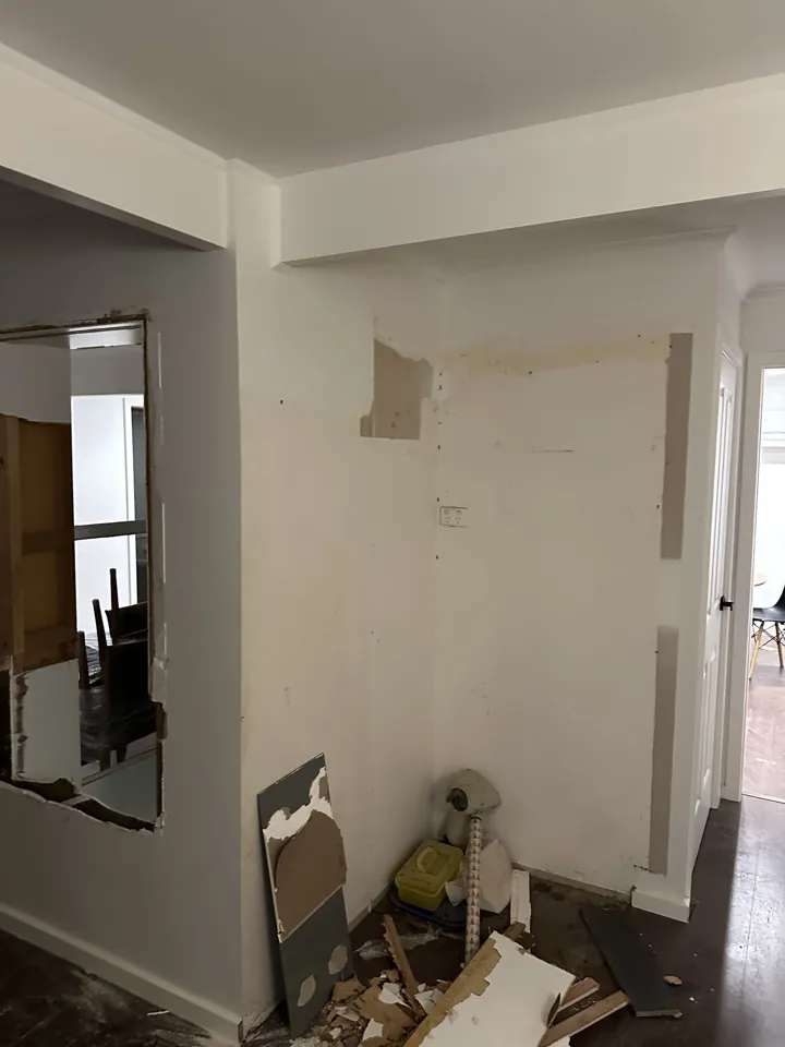 On-site renovation photograph